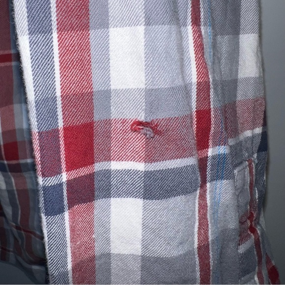 Columbia Button Up Adult XL Mens Multicolor Plaid Long Sleeve 100% Cotton Shirt - Picture 11 of 16